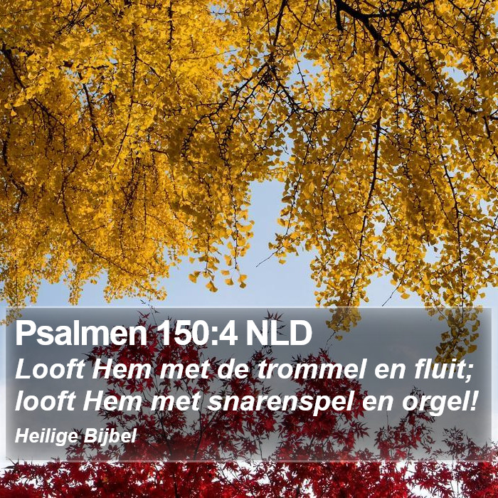Psalmen 150:4 NLD Bible Study