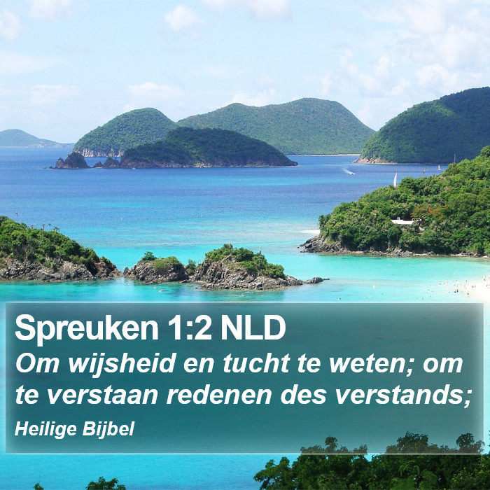 Spreuken 1:2 NLD Bible Study