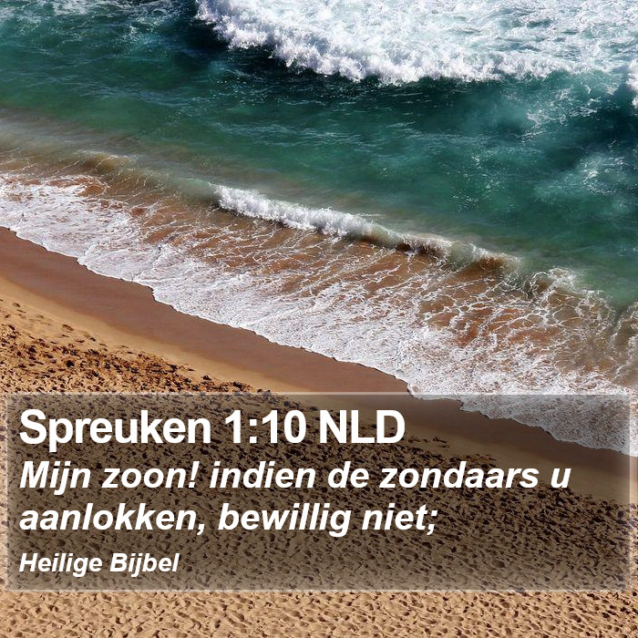 Spreuken 1:10 NLD Bible Study