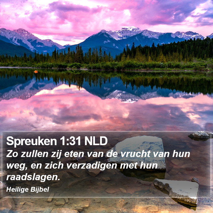 Spreuken 1:31 NLD Bible Study