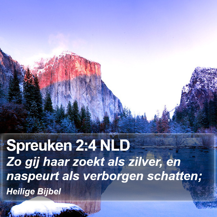 Spreuken 2:4 NLD Bible Study