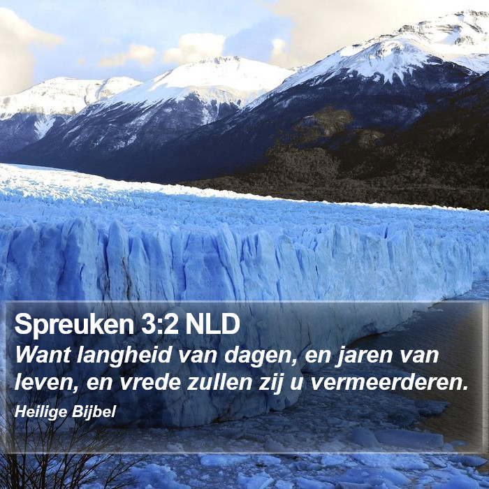 Spreuken 3:2 NLD Bible Study