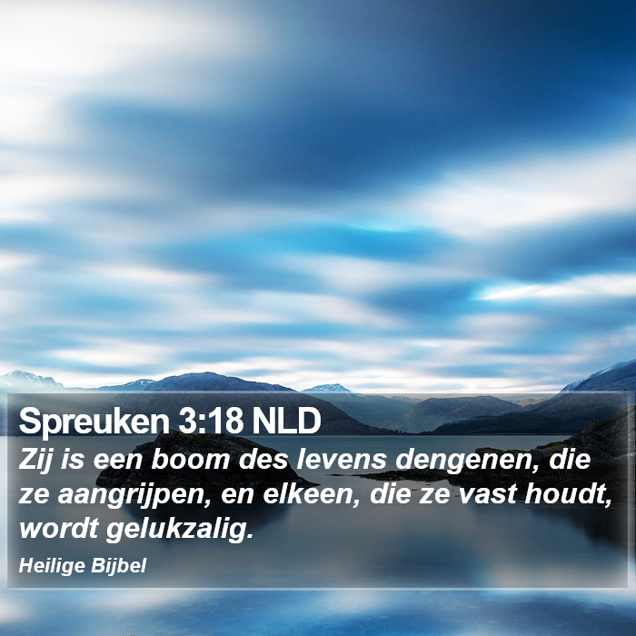 Spreuken 3:18 NLD Bible Study