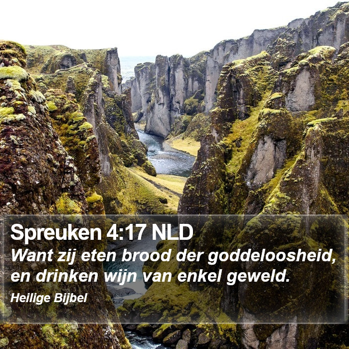 Spreuken 4:17 NLD Bible Study