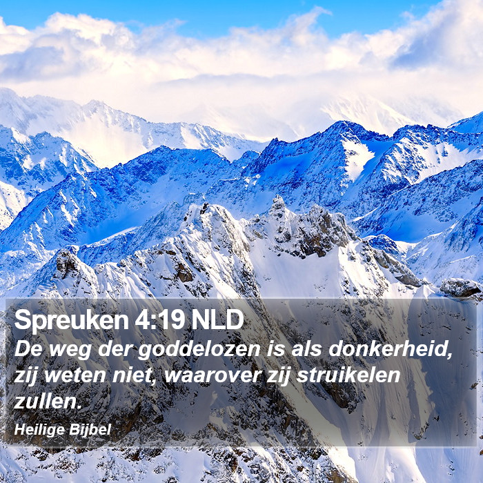 Spreuken 4:19 NLD Bible Study