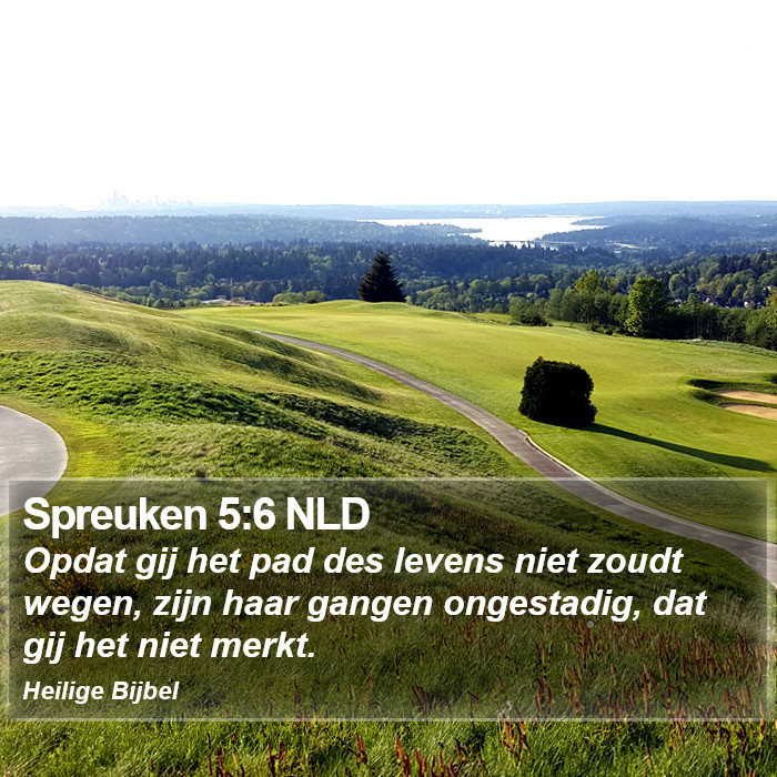 Spreuken 5:6 NLD Bible Study