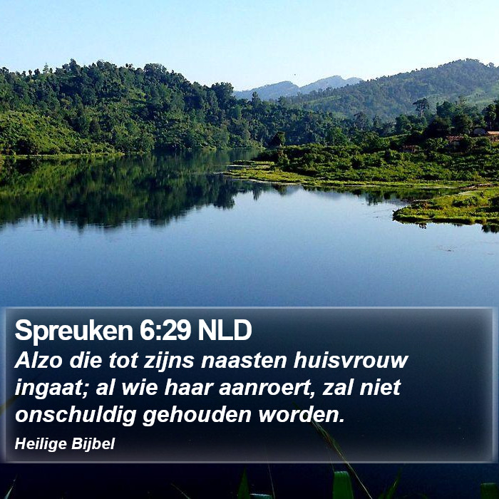 Spreuken 6:29 NLD Bible Study