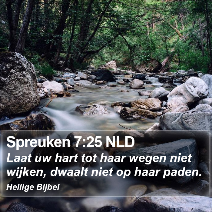 Spreuken 7:25 NLD Bible Study