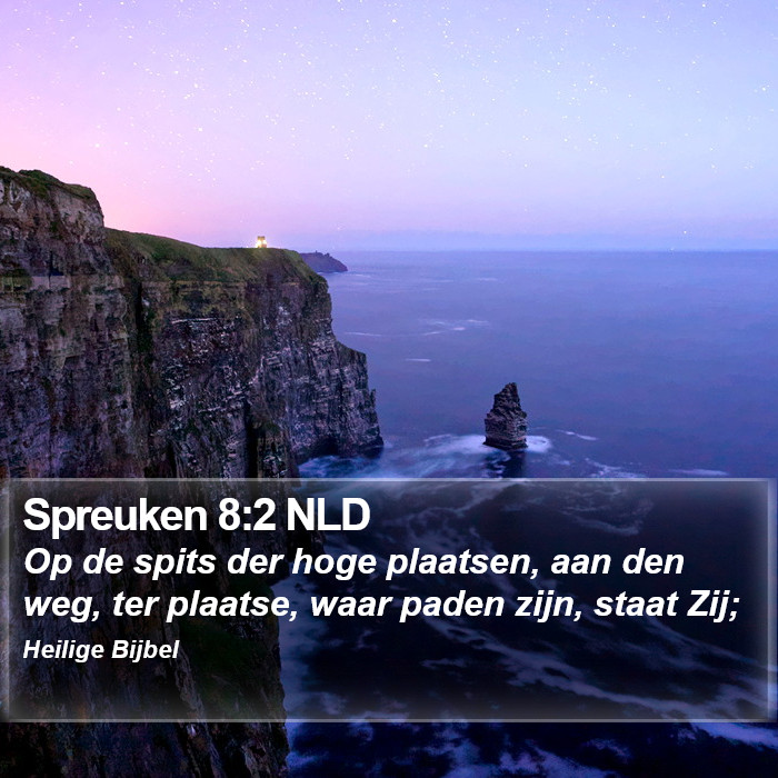 Spreuken 8:2 NLD Bible Study