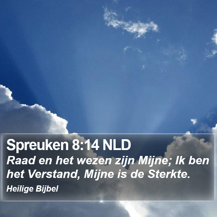 Spreuken 8:14 NLD Bible Study