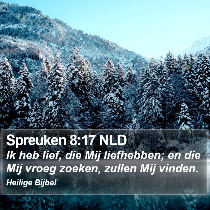 Spreuken 8:17 NLD Bible Study