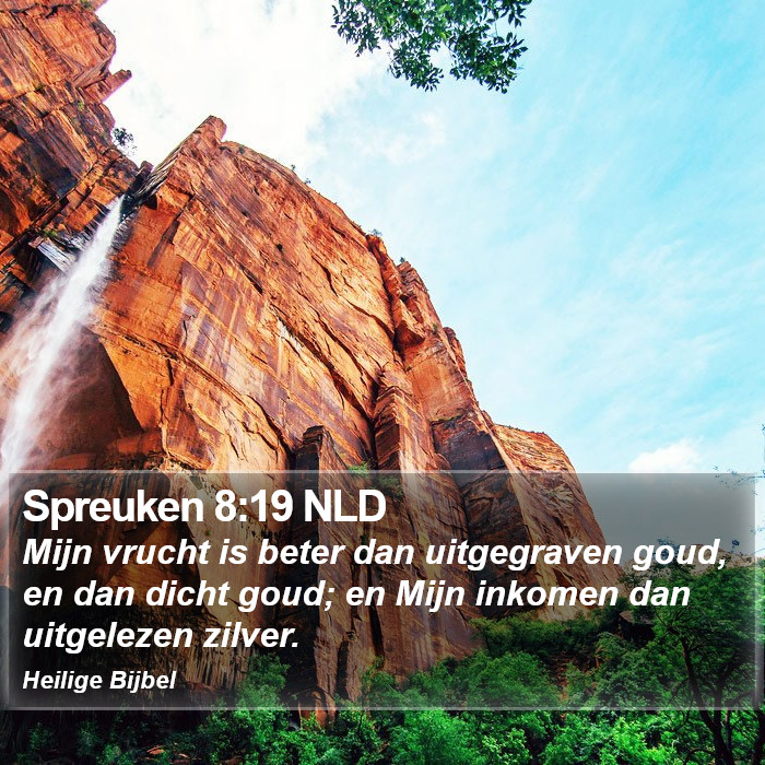 Spreuken 8:19 NLD Bible Study