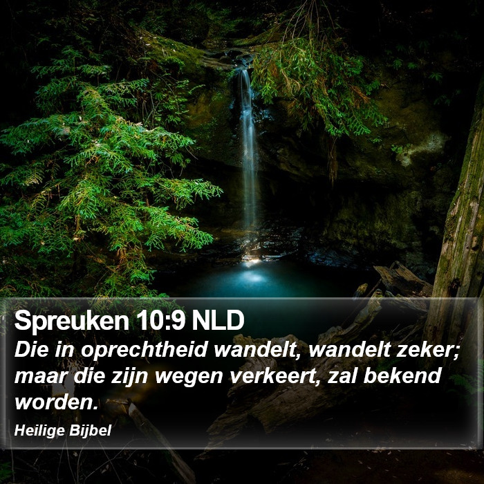 Spreuken 10:9 NLD Bible Study