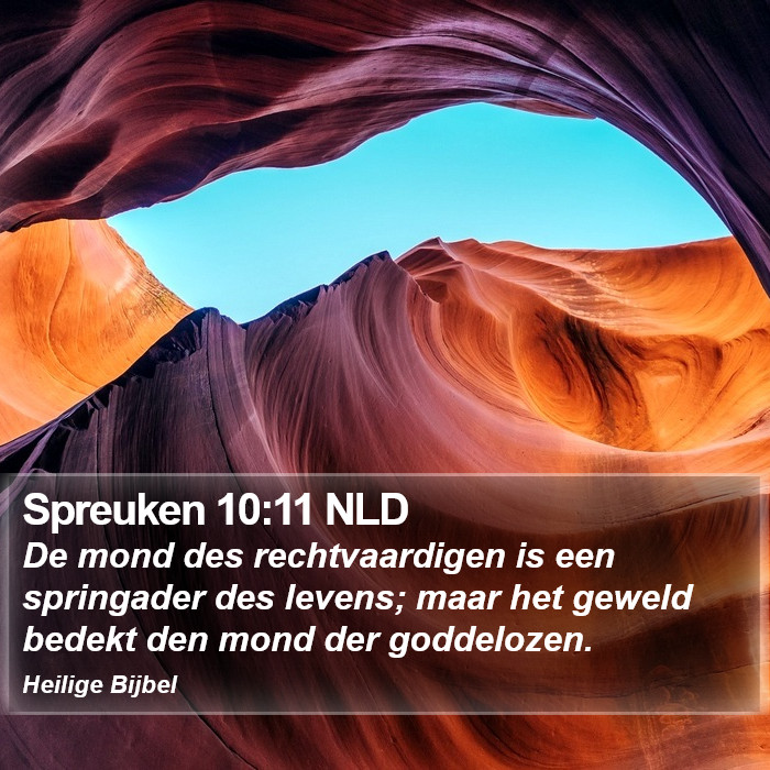 Spreuken 10:11 NLD Bible Study