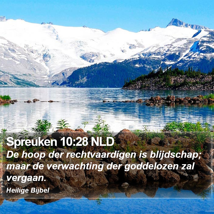 Spreuken 10:28 NLD Bible Study