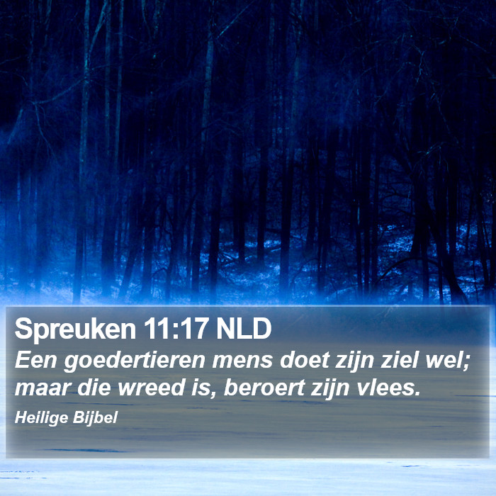 Spreuken 11:17 NLD Bible Study