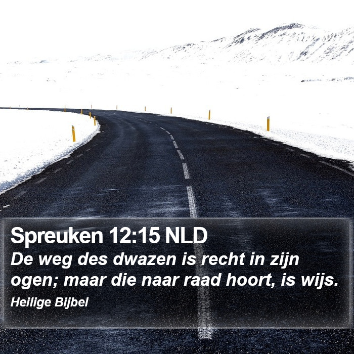 Spreuken 12:15 NLD Bible Study