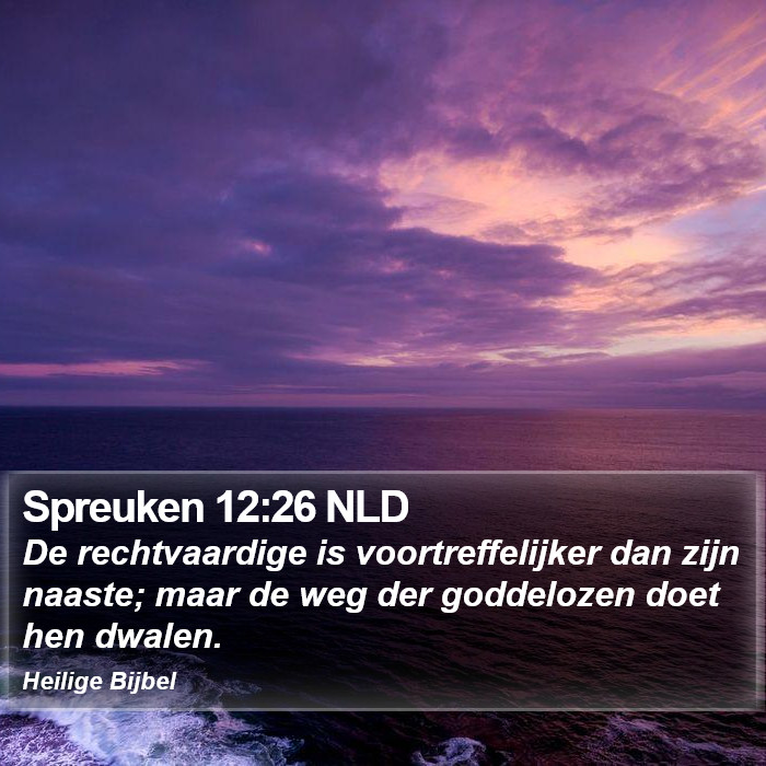 Spreuken 12:26 NLD Bible Study