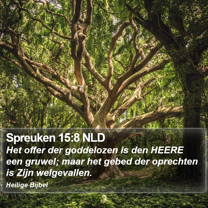 Spreuken 15:8 NLD Bible Study