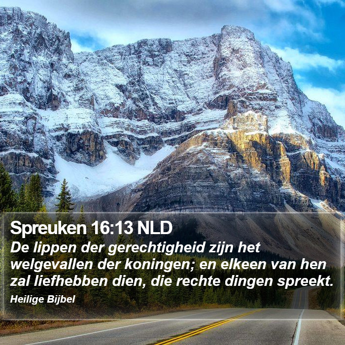 Spreuken 16:13 NLD Bible Study