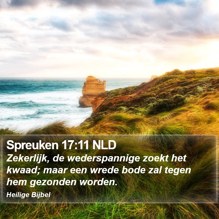 Spreuken 17:11 NLD Bible Study