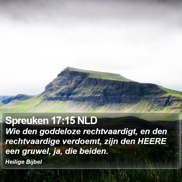 Spreuken 17:15 NLD Bible Study