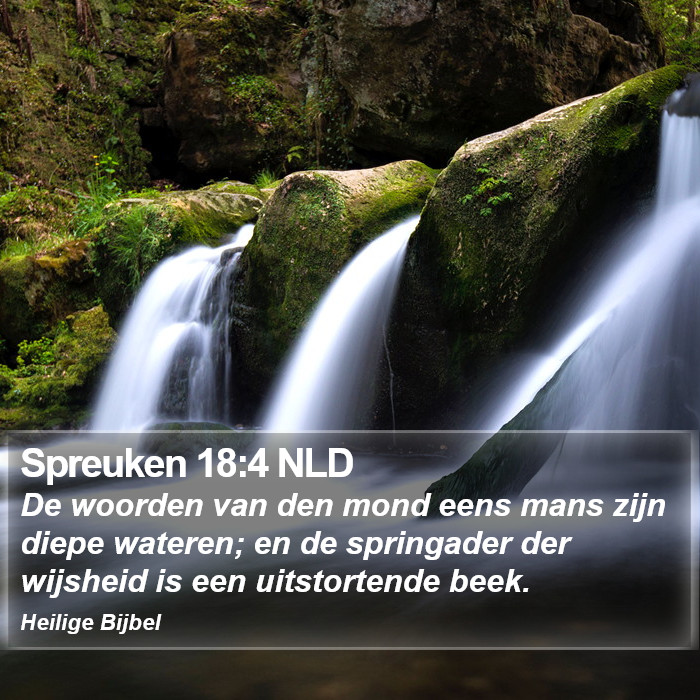 Spreuken 18:4 NLD Bible Study