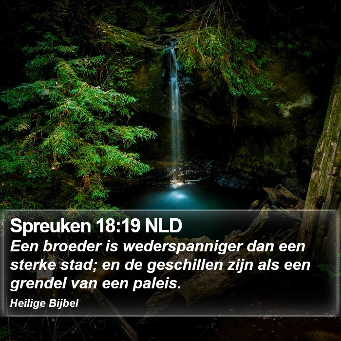 Spreuken 18:19 NLD Bible Study