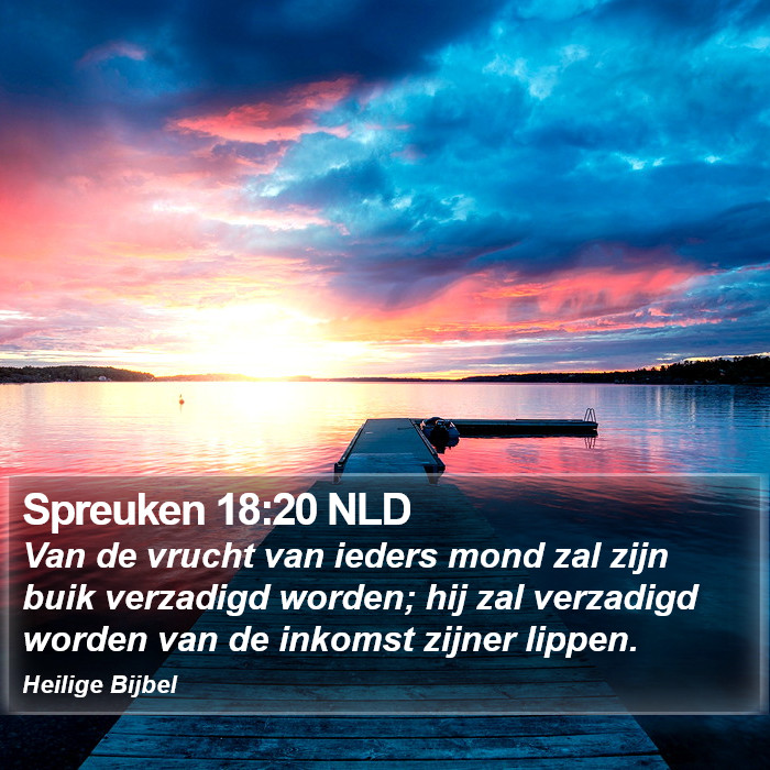 Spreuken 18:20 NLD Bible Study