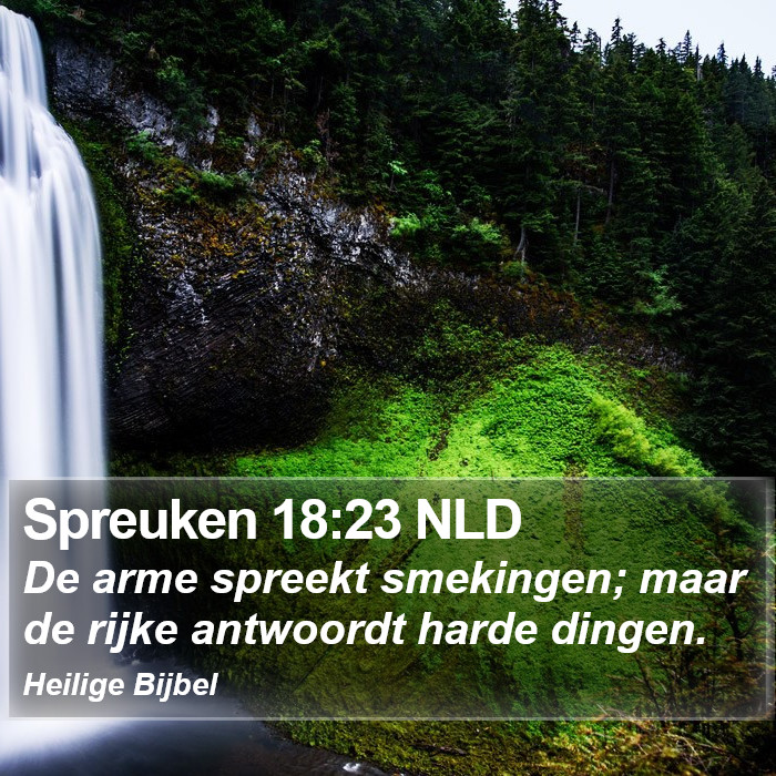 Spreuken 18:23 NLD Bible Study