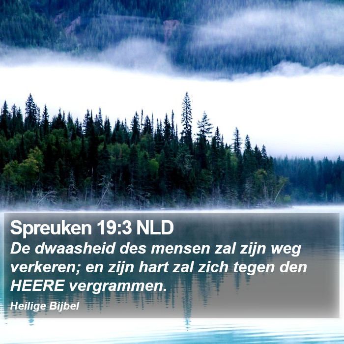 Spreuken 19:3 NLD Bible Study