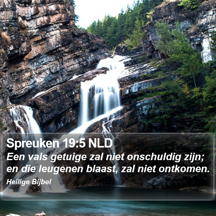 Spreuken 19:5 NLD Bible Study