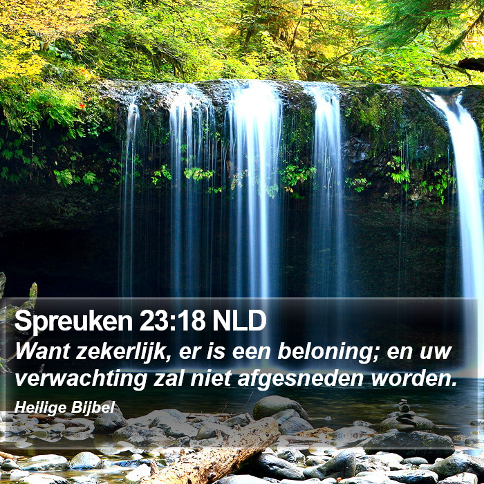 Spreuken 23:18 NLD Bible Study