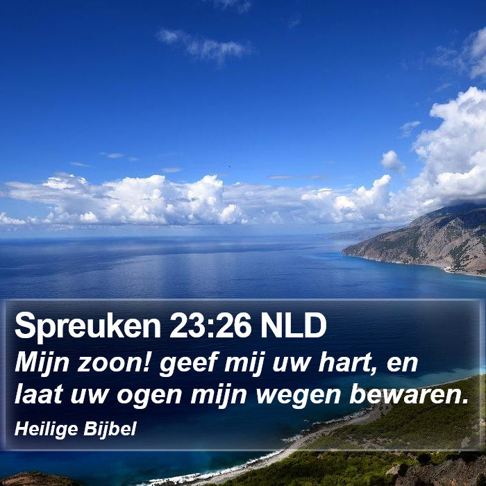 Spreuken 23:26 NLD Bible Study