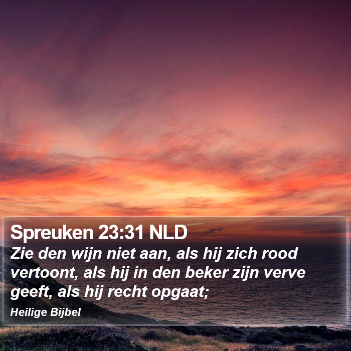 Spreuken 23:31 NLD Bible Study