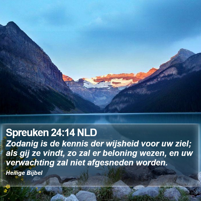 Spreuken 24:14 NLD Bible Study