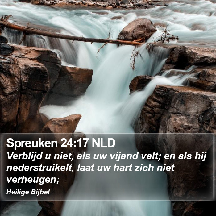 Spreuken 24:17 NLD Bible Study