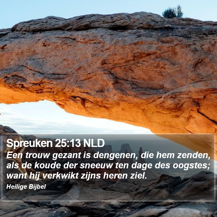 Spreuken 25:13 NLD Bible Study