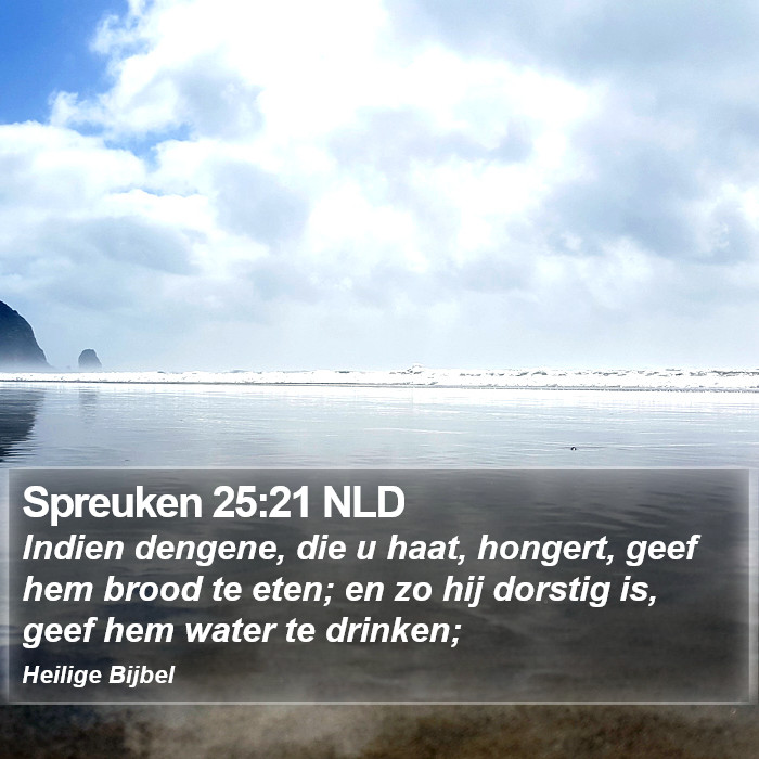 Spreuken 25:21 NLD Bible Study