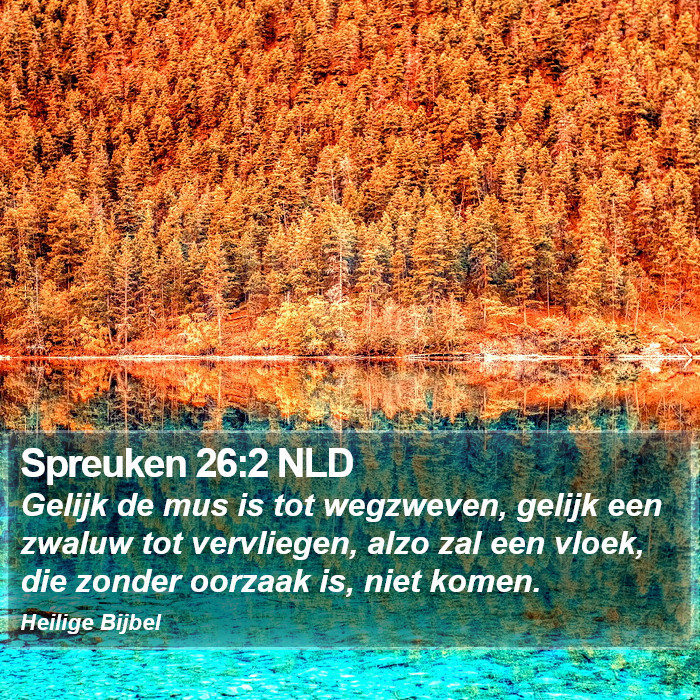Spreuken 26:2 NLD Bible Study
