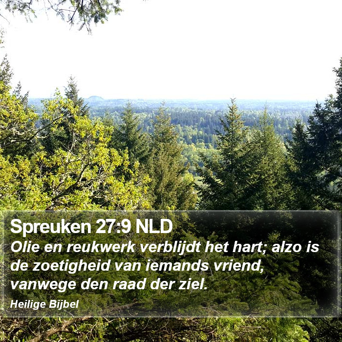 Spreuken 27:9 NLD Bible Study