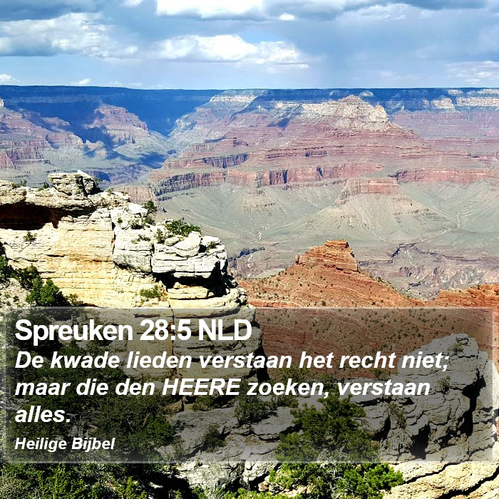 Spreuken 28:5 NLD Bible Study