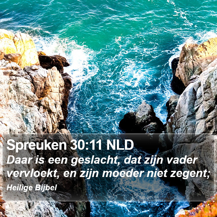 Spreuken 30:11 NLD Bible Study