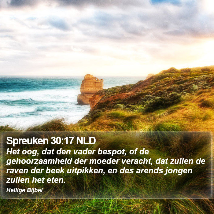 Spreuken 30:17 NLD Bible Study