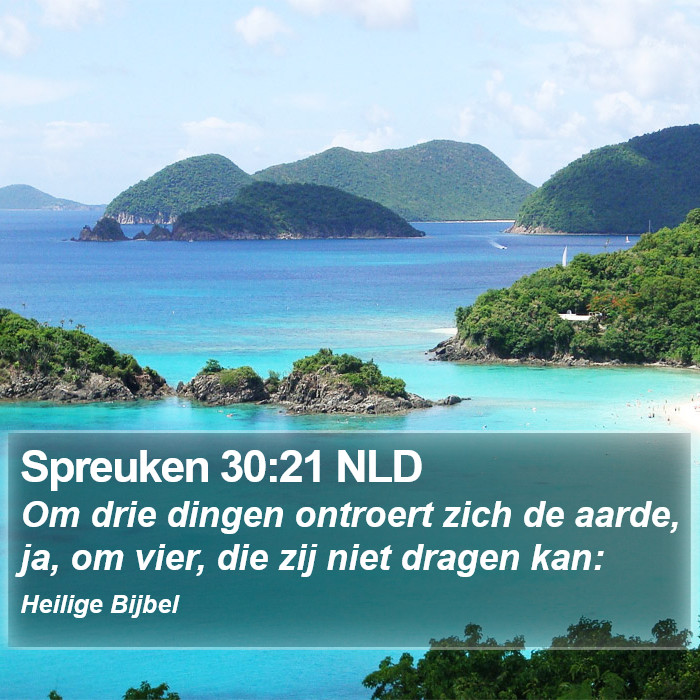 Spreuken 30:21 NLD Bible Study