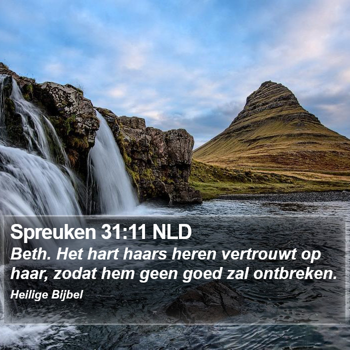 Spreuken 31:11 NLD Bible Study