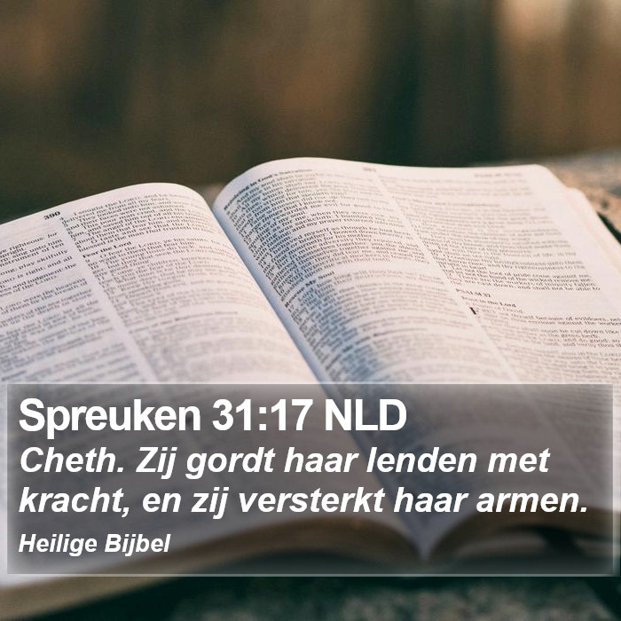 Spreuken 31:17 NLD Bible Study