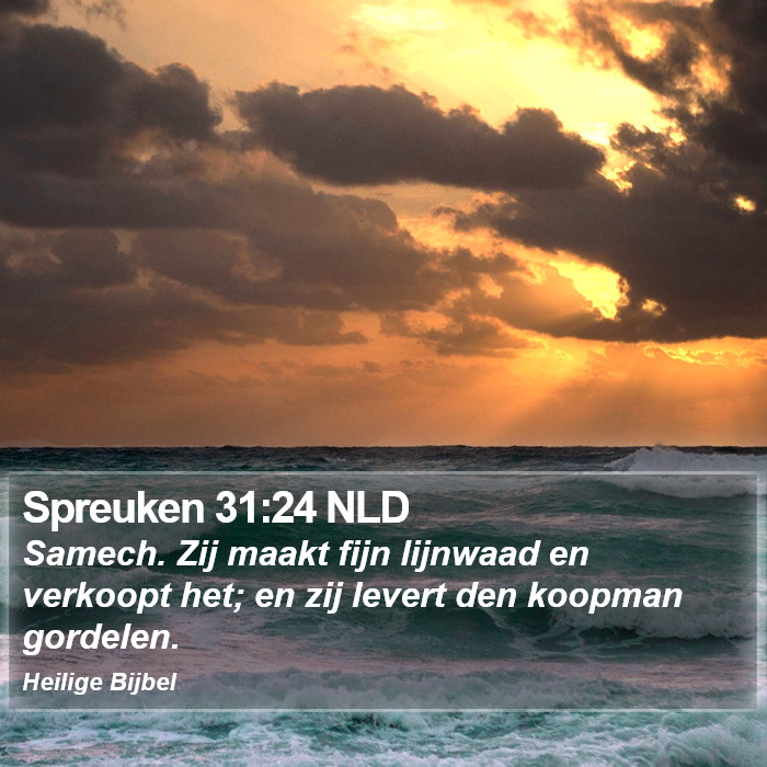 Spreuken 31:24 NLD Bible Study