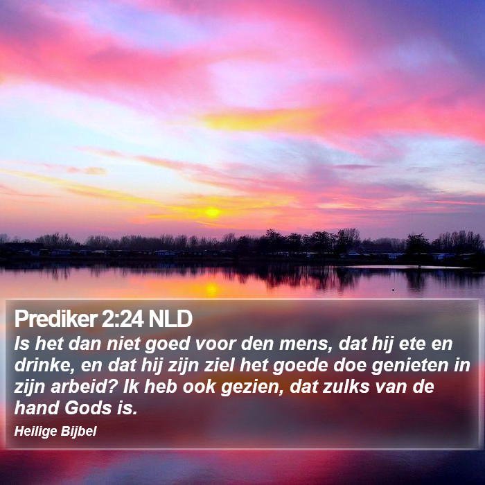 Prediker 2:24 NLD Bible Study