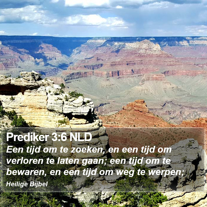 Prediker 3:6 NLD Bible Study